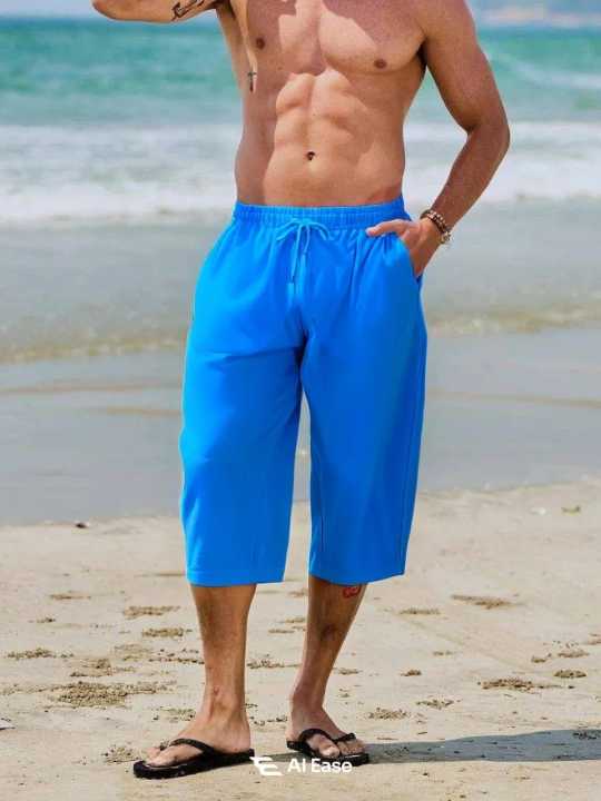 Men%E2%80%99s%20Casual%20Linen%20Shorts%20%E2%80%93%20Regular%20Fit%20for%20Hot%20Weather%20Days%20-%20Image%202