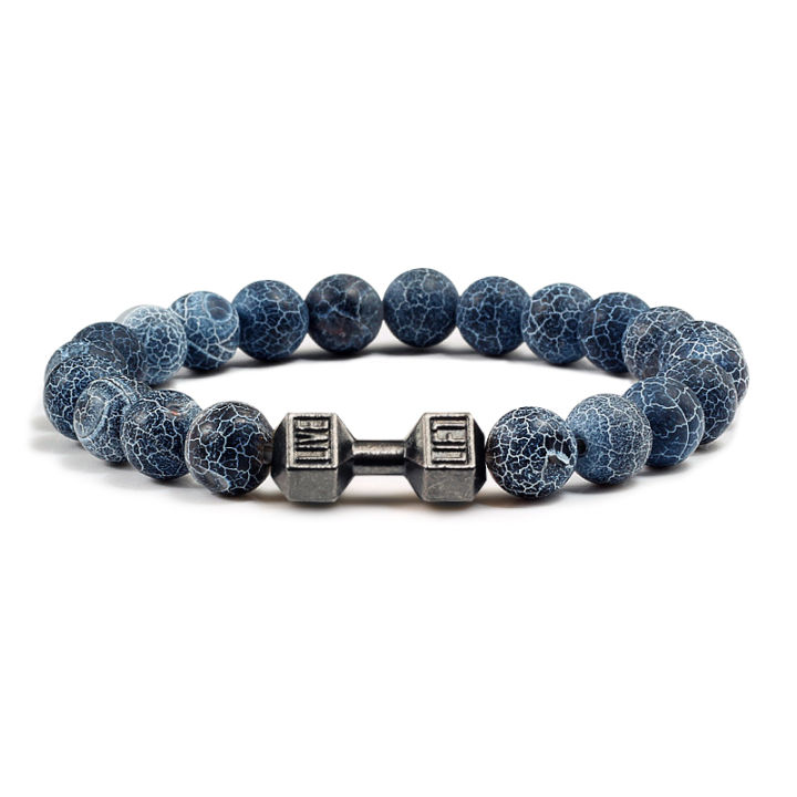 Black%20Weathered%20Wristband%20Adjustable%20Barcelets%20For%20Women%20Men%20Beads%20Bracelet%20Dumbbell%20Mens%20Fashion%20Yoga%20Jewelry%20Original%20Bangles%20-%20Image%202