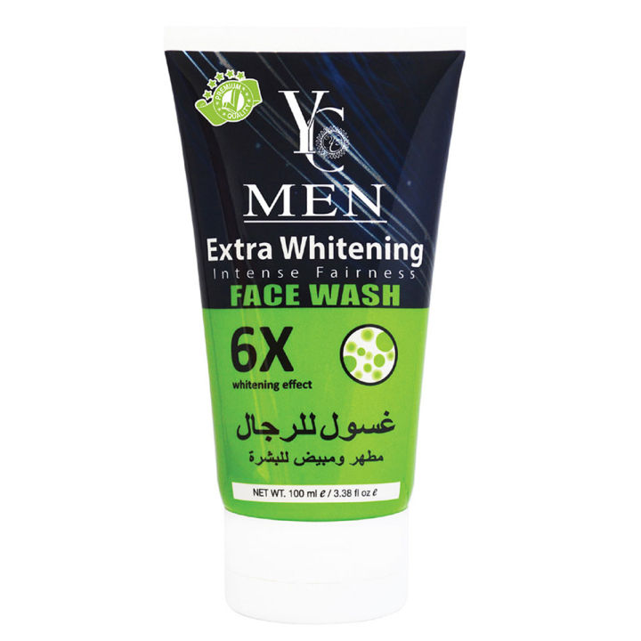 YC Extra Whitening For Men Face Wash 100 ML - Made in Thailand
