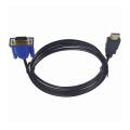 HDMI To VGA Converter Cable For PC Laptop Tablet High Resolution Adapter. 