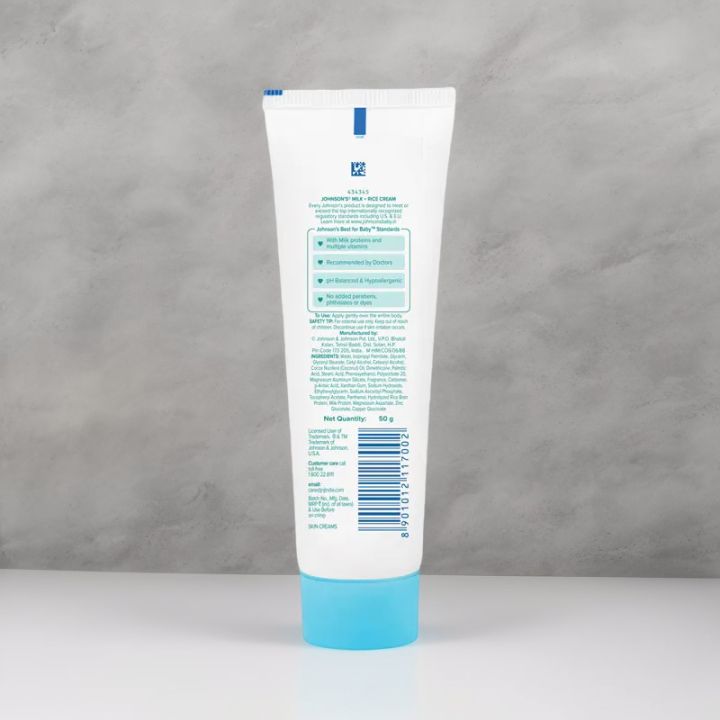 Johnson's%20Baby%20Milk%20and%20Rice%0ACream%20100%20gm(India)%20-%20Image%202