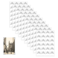 NCANRUI 240 Pieces Photo Corners for Scrapbooking, Gold Photo Corner Stickers, Self-Adhesive Photo Mounting Corners,Silver.