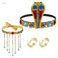4x Women's Costume Accessories Snake Shaped Headdress Dress up for Carnival Cosplay.