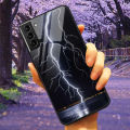 【Mascaraara】For Samsung S21 Plus 5G Case S 21 Tempered Glass Starry Marble Hard Back Cover for Samsung Galaxy S21 Ultra Cases FE Protective. 