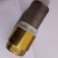 Foot Valve With Filter 3/4" Inch Female Check Bulb For 3/4" Inch Pipe Fitting Copper Body With Stainless Steel Net Filter For AC DC Waters Pump. 
