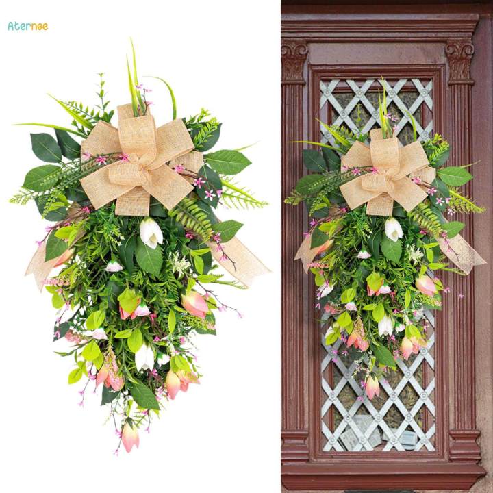 Wedding%20Tulips%20Swag%20Indoor%20Flowers%20Wreath%20for%20Housewarming%20Farmhouse%20Office%20-%20Image%203