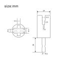 JOUYI 2Pcs String Winder Tuning Peg Puller Replace Electric Drill with Guitar String Action Ruler, 9 Understring Radius Gauge.