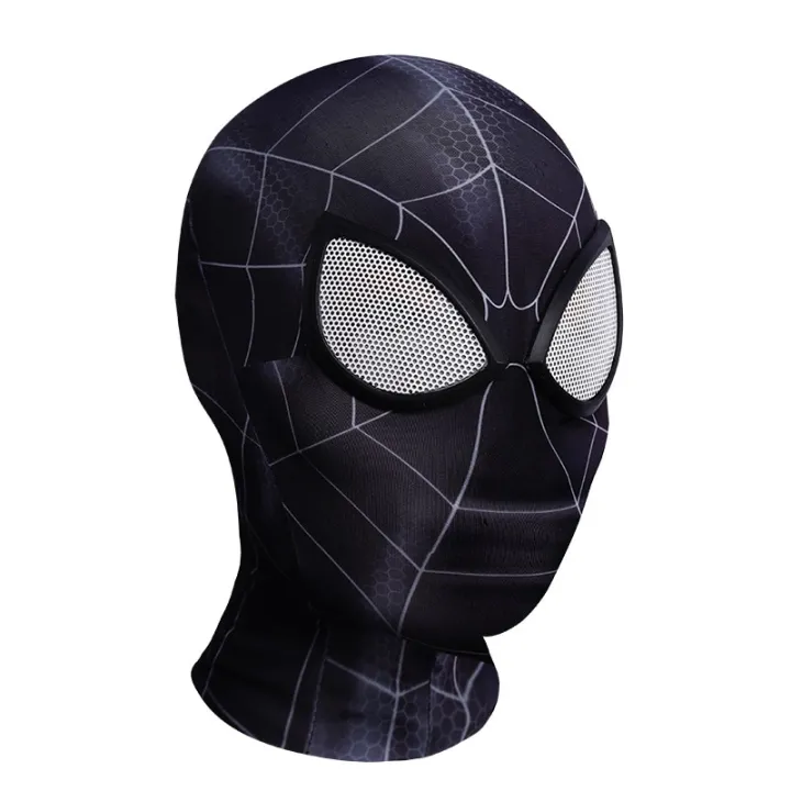 Superhero%20Spider%20Man%20Masks%20Into%20Spider%20Verse%20Miles%20Morales%20Mask%20Cosplay%20Peter%20Parker%20Costume%20Zentai%20Spider%20helmet%20man%20Homecoming%20-%20Image%203