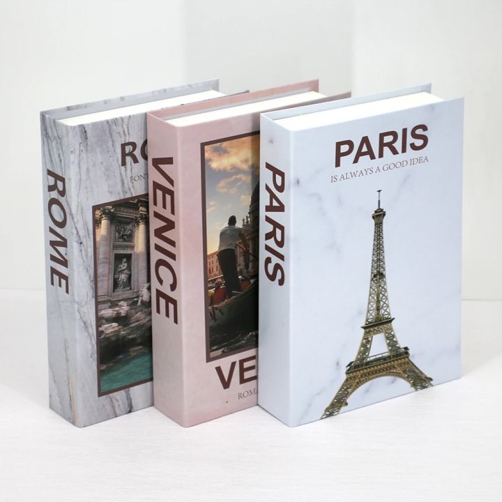 New Books Luxury Decoration Fashion Living Room Decorative Books Coffee Table Books Storage Box Home Prop Books