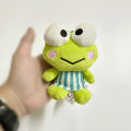 Sanrio Kero Kero Keroppi Cartoon Plush Stuffed Doll Cute Backpack Pendant Little Frog Key Chain Children Toy Gifts for Boys Girl. 