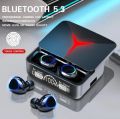 M90 Pro TWS Digital Display Earbuds with HD Voice Noise Cancelling Bluetooth Feature By Gadget Mix. 