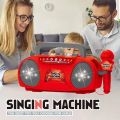 Kids Microphone Karaoke Machine Music Instrument Toys With Light Indoor Outdoor Travel Educational Toy Gift for Kids. 