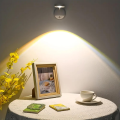 Adjustable LED Spotlight Easy Installation Rechargeable Portable Picture Light Dimmable Painting Light for Home Decor Gallery.