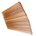 36 Pcs Knitting Needles DIY Carbonized Bamboo Single Point Wool Netting Needle.
