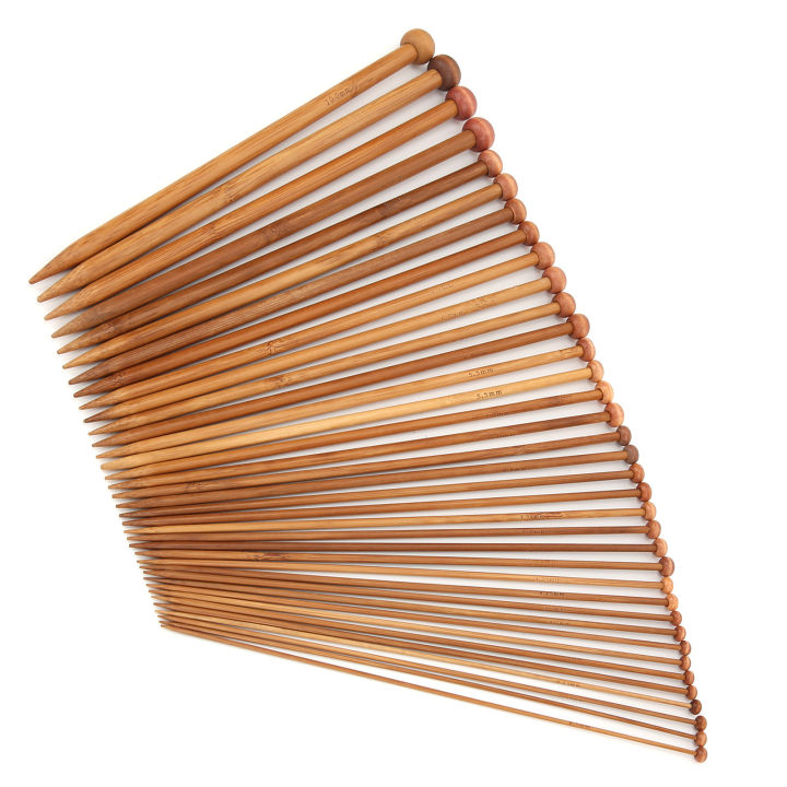 36%20Pcs%20Knitting%20Needles%20DIY%20Carbonized%20Bamboo%20Single%20Point%20Wool%20Netting%20Needle%20-%20Image%207