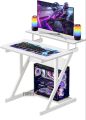 Space-Smart Computer Table with Monitor Stand – Compact Workstation for Home & Office. 
