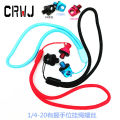 1/4 lanyard screw, hand twist eye, action camera accessory, selfie stick, wrist hanger, tripod with lanyard hole, selfie stick, wrist hanger, tripod.
