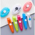 1 Pcs Mini Anti Cutter Box Paper safety Cutter Student School supplies Utility Cutter Stationery. 