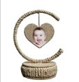 Photo Frame making with Cardboard 10" and Jute Burlap | DIY Handmade Photo Frame decoration | Photo frame decoration, Cardboard photo frame, Handmade photo frames. 