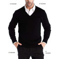 Men’s Relaxed Fit V-Neck Sweater.