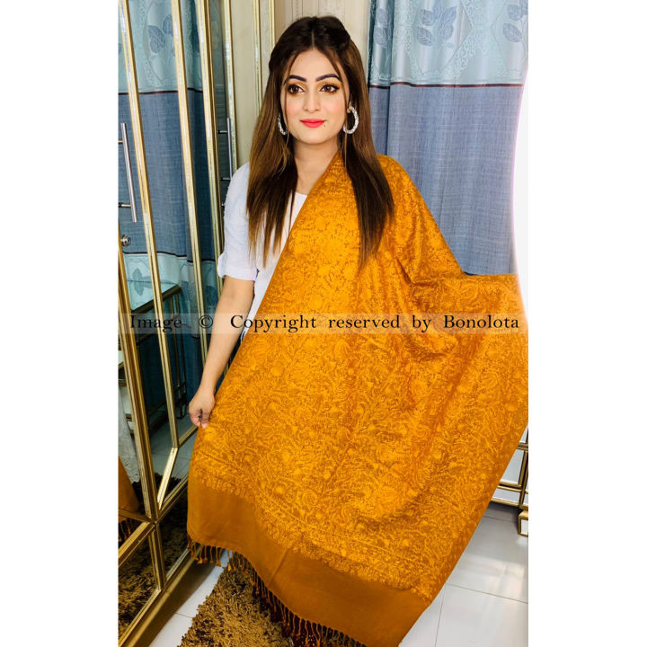 Kashmiri  Poshmina shawl  Women winter collection  shal  Avon Fabric