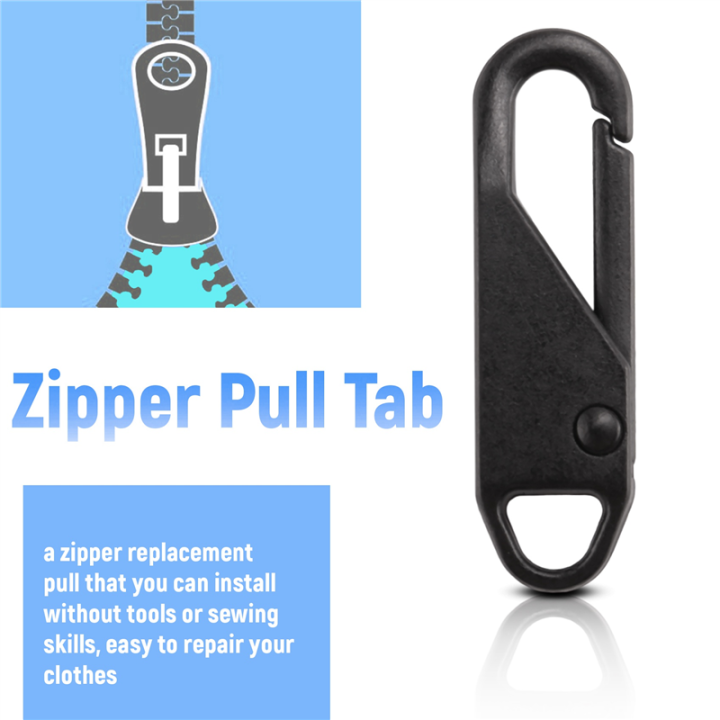 10%20Pcs%20Zipper%20Pull%20Replacement%20Zipper%20Repair%20Kit%20Zipper%20Pull%20Tab%20-%20Image%206