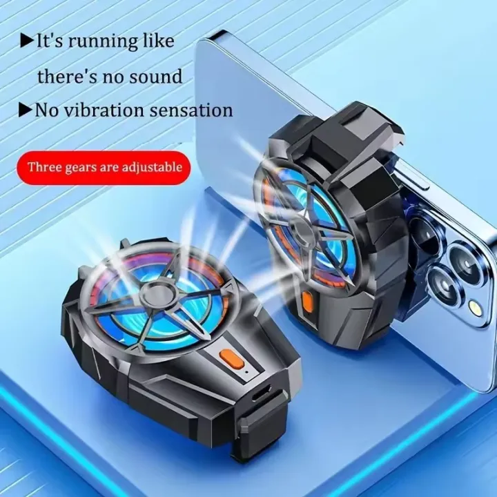 Timack%C2%AE%20New%20X52%20Cooling%20Fans%20For%20Mobile%20Phone%20Rechargeable%20Battery%20Silent%20Cooler%20Three%20Speed%20Adjustable%20Cell%20Phone%20Gaming%20Radiator%20-%20Image%208