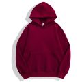 16.9oz 480gsm Heavy Weight Cotton Plus Velvet Hooded Sweater Men Thickened Tight Polar Fleece Pullover Hoodie Women Sweatshirt. 