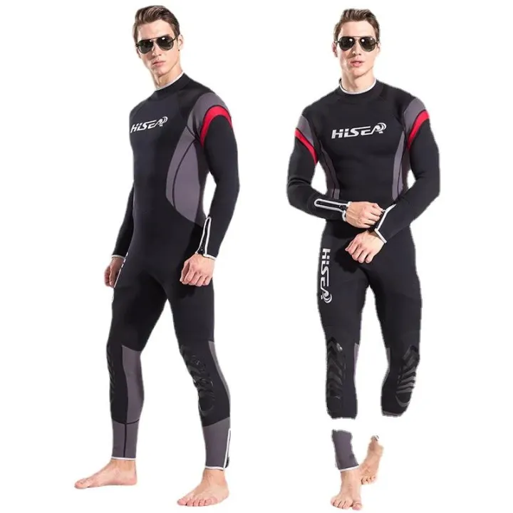 Hisea%203mm%20Men%20Full%20Body%20Neoprene%20Wetsuit%20Super%20Elasticity%20Color%20Stitching%20Surf%20Diving%20Equipment%20Jellyfish%20Clothing%20-%20Image%202