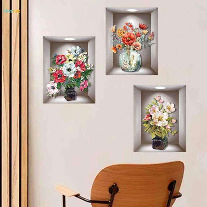Stickers%203D%20Plants%20Wall%20Sticker%20for%20Bathroom%20Corridor%20Living%20Room%20-%20Image%208