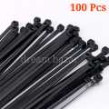 PLASTIC NYLON CABLE TIE LOCK 6" (100 Pcs) - Door Bottom Sealing Strip. 