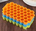 Plastic Ice Cube Tray 37 Cavity Ice-making Box. 