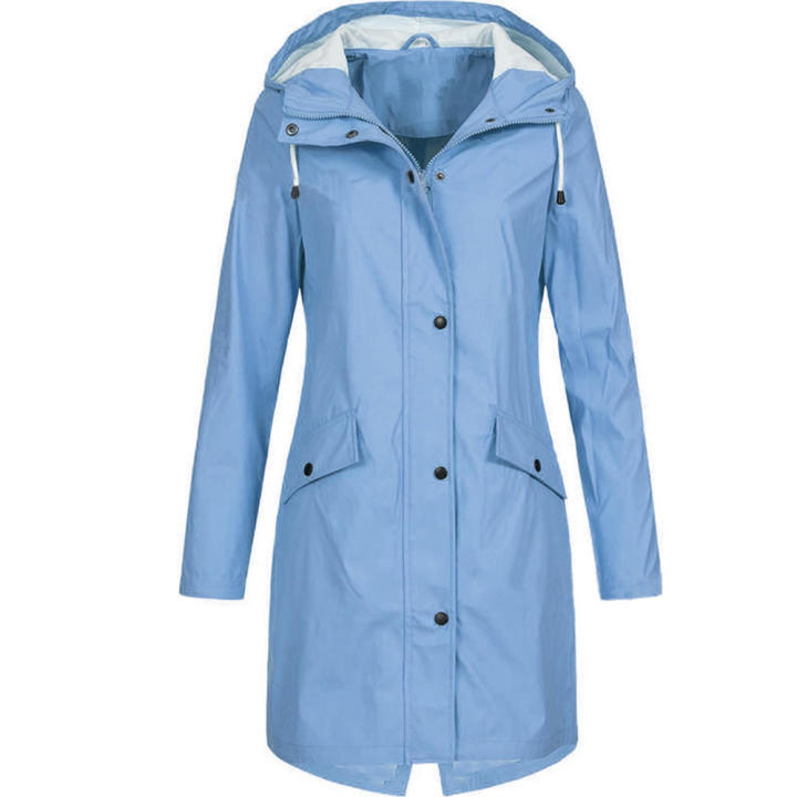 Womens%20Waterproof%20Raincoat%20Ladies%20Outdoor%20Wind%20Rain%20Forest%20Jacket%20Coat%20Plus%20Size%20-%20Image%202