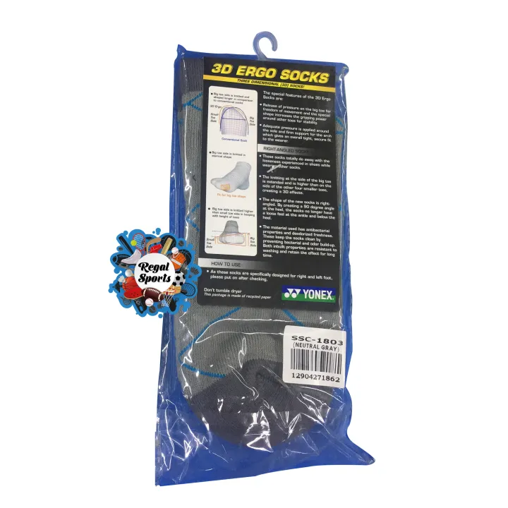 Yonex%20Badminton%20Sports%20Socks%20-%201%20Pair%20-%20Grey%20-%20Image%205