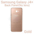 For Samsung Galaxy J4 Plus Side Frame + Back Panel Housing + Camera Glass Back shell Replacement Spare Parts.