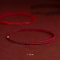 Red String Bracelet with Bead Kabbalah Protection Thread Handmade String Bracelets Good Luck Gift for Women Men Girls Boys. 