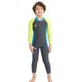 Lycra Wetsuit For Kids Boys Girls Diving Suit Full Swimsuit Long Sleeve Swimwear Wetsuits For Children Rashguard. 