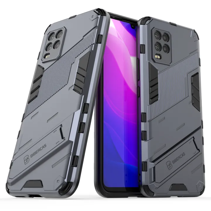 Shockproof%20Armor%20Phone%20Case%20For%20Xiaomi%20Mi%2010%20Lite%20Rugged%20Bracket%20Anti-Fall%20Protector%20Cover%20-%20Image%202