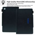 （COD Available)For Samsung Galaxy Tab A8 10.5 2021 Suede Cross Texture Magnetic Clasp Leather Case. 