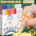 6Pcs Dust Free Chalk Pens Solid Blackboard Whiteboard Drawing Pens Teacher Chalk Marker Office Supplies. 
