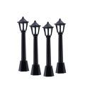 4pcs Mini Street Light Model Post Lights Miniature Street Light DIY Dollhouse Miniature Street Lamp Miniature Artificial Creative Dollhouse Street Light DIY Home Decoration. 
