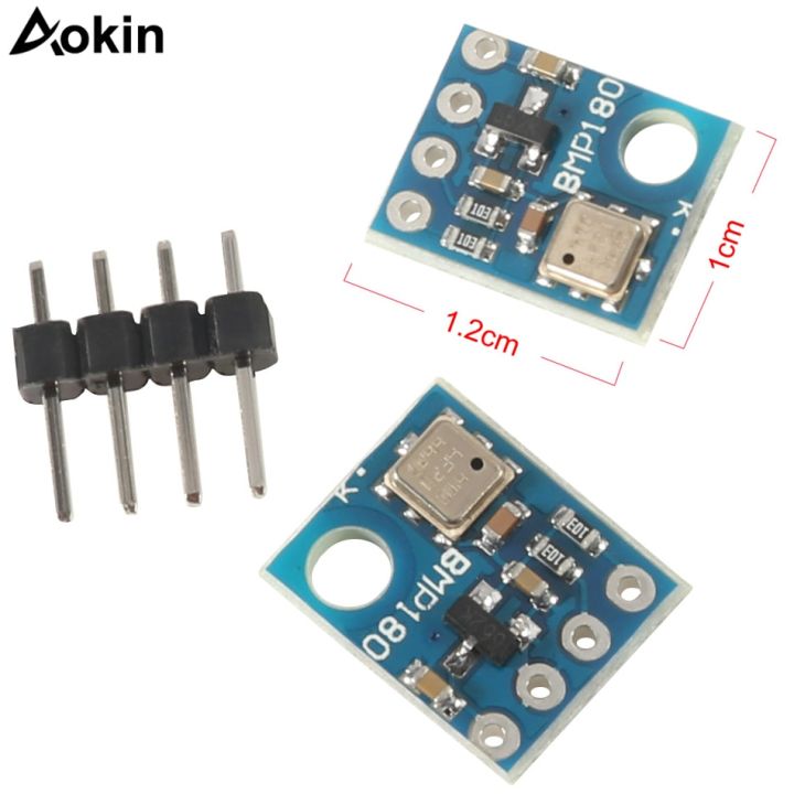 【Alizeker Mall】Aokin GY68 GY-68 BMP180 180 Digital Barometric Pressure Sensor Board Module with BMP085 For