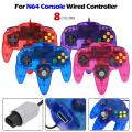 Console Game Controller System for Stick Retro Video Game Controller Game Control Wired Remote Control Game for N648 Colors Suitable Controller Classic N64 Control.
