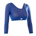 Summer Women Mesh Crop Top Long Sleeve T-Shirts Blusas Y2K Elegant Vestidos Sheer Transparent Top Tee Shirts Robe Femme.
