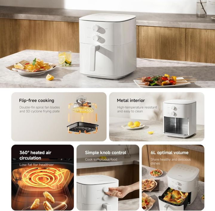 Xiaomi%20Air%20Fryer%20Essential%206L%20%7C%20360%C2%B0%20Hot%20Air%20Circulation,%20OLED%20Touchscreen%20&%20100+%20Smart%20Recipes%20%7C%2012%20months%20official%20warranty%20-%20Image%205
