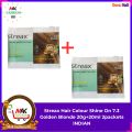 Streax Hair Colour Shine On 7.3 Golden Blonde (20g+20ml) 2packets INDIAN. 