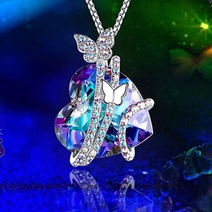 Fashion%20Love%20Butterfly%20Necklace%20Exquisite%20Ladies%20Girl%20Heart%20Pendant%20Valentine's%20Day%20Mother's%20Day%20Anniversary%20Gift%20Jewelry%20-%20Image%202