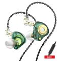TRN MT1 Pro HiFi In-Ear Earphones Dual Magnetic Dynamic Driver Sports In-Ear Earbuds Earbuds Noise Canceling Earphone Detachable C Pin Power Cable. 