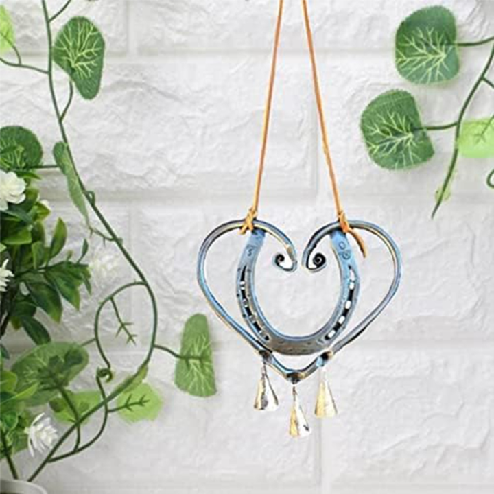 1%20Piece%20Lucky%20Love%20Wind%20Chime%20Metal%20Heart-Shaped%20Horseshoe%20Wind%20Chimes%20Garden%20Home%20Decoration%20-%20Image%205