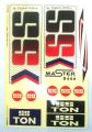 SS cricket bat stickers premium Quality (Plastic).